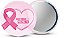 Mini Espelho Outubro Rosa Personalizado 4,5CM - 100 unidades - Imagem 1
