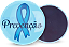 Botton Imã Novembro Azul Personalizado 3,5CM  - 100 unidades - Imagem 1