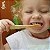 Escova de dente de bambu - infantil - cerdas macias - Imagem 2