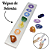 Régua Selenita 20cm Chakras Reiki - Imagem 1