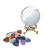 Esfera Selenita Bola de Cristal 8cm com Pedestal - Imagem 4