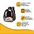 Mochila Visor Panorâmica Astronauta Cachorro Gato LV 42Ax32Lx25P - Imagem 6