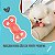 Mordedor Osso Gelado Brinquedo Pet Congelável Coração Color 12cm Cães Porte Pequeno e Médio - Imagem 5