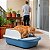 Caixa Areia Banheiro Gato Conforto Higiene - G - Imagem 9
