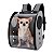 Mochila Pet de Transporte com Visor Cães e Gatos - Imagem 1