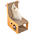 Arranhador Cadeira papelão Interativo Gatos Cadeirinha - Imagem 3