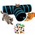 Kit Tunel de Gato 3 Saídas + 22 Brinquedos - Túnel 3 Saídas - Imagem 2