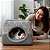 Cama Toca Cão Gato 2x1 Casinha Pet - Imagem 6