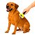 Escova Rasqueadeira Removedora de Pelos Porte Médio até  25 kg- AMARELO G - Imagem 3
