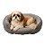 Cama Pet Luxo -  80 cm C x   64 cm L x 18 cm A  CINZA M - Imagem 1