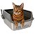 Caixa de Areia Banheiro de Gato Inox AFP - Imagem 1