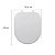 Assento Almofadado Para Vaso Deca Carrara Branco Tca/k Astra - Imagem 2
