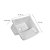 Tanque Plástico 40 Litros 57,9 x 52 x 31,8 cm Astra Branco - Imagem 2