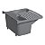 Tanque Plástico 40 Litros 57,9 x 52 x 31,8 cm Astra Prata - Imagem 3