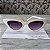 Óculos Solares Coleção Girl Boss Modelo Gatinho Branco - Imagem 1