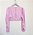 Blusa cropped rosa ISY -  Tam M - LOJINHA DA TABATA - Imagem 4