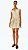 Vestido bege plissado H&M - tam M - Imagem 8