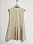Vestido bege plissado H&M - tam M - Imagem 4