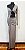 Vestido recortes marrom Jorgeane Moreira - tam P - Imagem 2