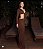 Vestido recortes marrom Jorgeane Moreira - tam P - Imagem 8