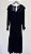 Vestido midi preto renda Carol Bassi - tam G - Imagem 1