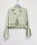 Camisa cropped verde Esmeral - tam P - Imagem 1
