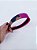 Tiara rosa detalhe animal print - Imagem 1