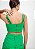 Conjunto top e calça sarja verde Lez a Lez - tam P - Imagem 4
