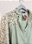 Blusa rendada verde Mixed - tam GG - Imagem 2