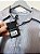 Chemise acetinada cinza listras Betelgeuse - tam G - Imagem 2