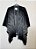 Poncho pied poule Absolutti - tam M - Imagem 1