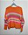 Suéter tricot multicolorido  - tam G - Imagem 3