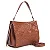 Bolsa couro tressê marrom Corello - Imagem 6