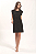 Vestido preto listras Pusco - tam PP - Imagem 2