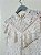 Blusa rendada  creme Talgui - tam M - Imagem 2