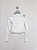 Blusa canelada recortes off white Ginger - Tam M - Imagem 3