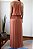 Vestido longo salmão Bosbtore - tam P - Imagem 3