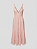 Vestido pala drapée rosa Skazi - tam M - Imagem 1