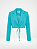 Blazer cropped azul amarração Myft - tam P - Imagem 1