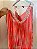 Vestido crepe laranja Raizz - tam PP - Imagem 4
