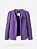 Casaco roxo lã crespa Mixed - tam 42 - Imagem 1