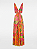 Vestido rosa folhagem Farm - tam P - Imagem 1