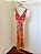 Vestido rosa folhagem Farm - tam P - Imagem 2