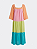 Vestido longo colorblock Cantão - tam M - Imagem 1