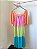 Vestido longo colorblock Cantão - tam M - Imagem 2
