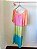 Vestido longo colorblock Cantão - tam M - Imagem 5