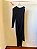 Vestido preto fenda Zen - tam - Imagem 2