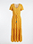Vestido laranja floral Setor - tam GG - Imagem 1
