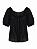 Blusa preta renda Mixed - tam G - Imagem 1