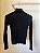 Blusa tricot gola alta preta Zara - tam M - Imagem 5
